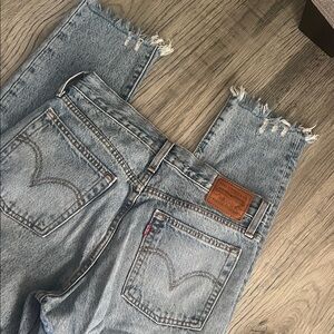 Levi's Light Blue Ankle Jeans